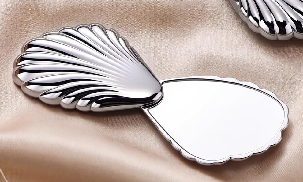 Seashell Mini Compact Mirror