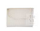 Quilted Pimlico Stripe Sand Changing Mat