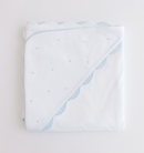 Embroidered Dots Hooded Towel