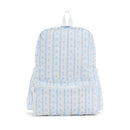 Ribbon Floral Blue Backpack