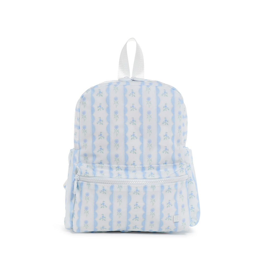 Ribbon Floral Blue Backpack