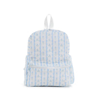 Ribbon Floral Blue Backpack