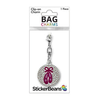 Ballet Rhinestone Bag Charm