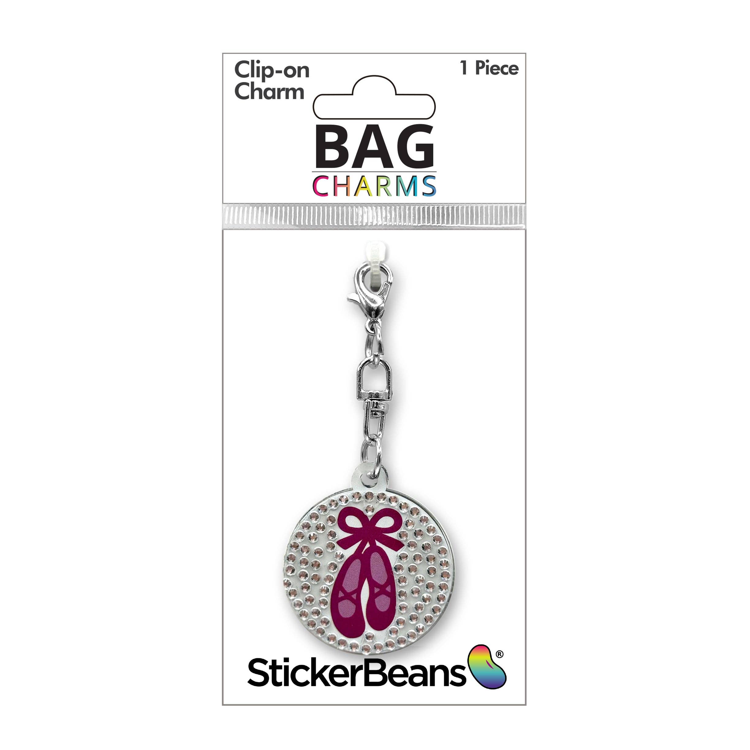 Ballet Rhinestone Bag Charm
