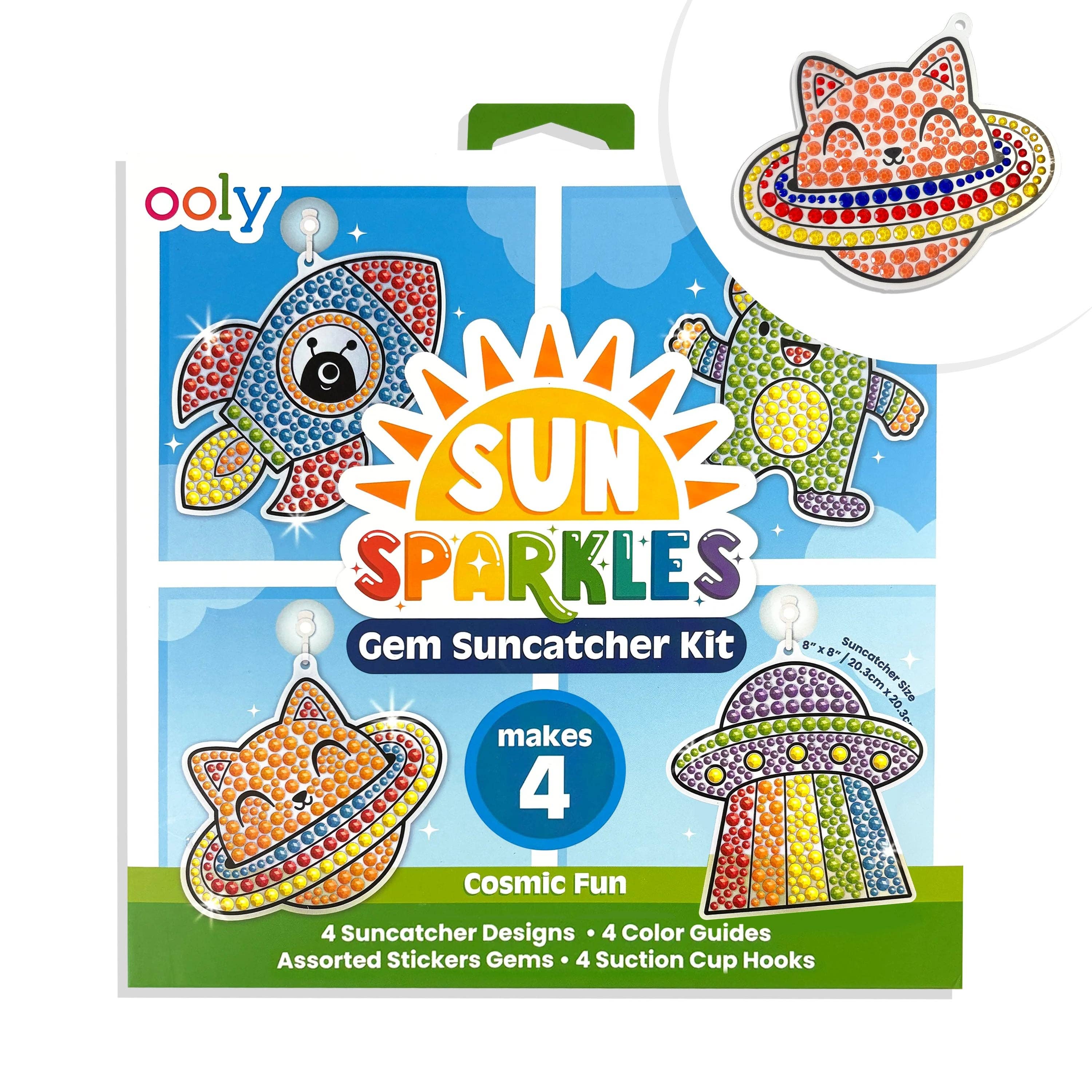 Sun Sparkles Gem Suncatcher Kit - Cosmic Fun