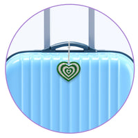 Green Spirit Rhinestone Bag Tag