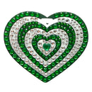 Green Spirit Rhinestone Bag Tag