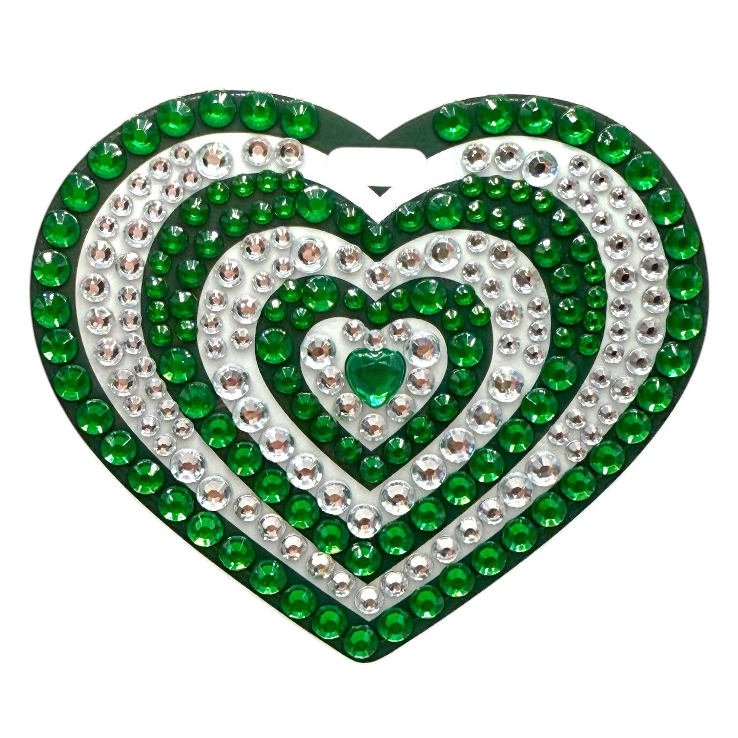 Green Spirit Rhinestone Bag Tag