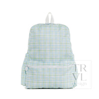 Classic Plaid Green Backpack