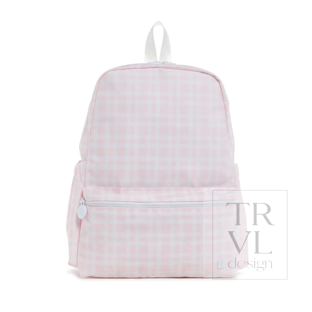 Pimlico Plaid Pink Backpack