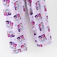 Kpop Demon Hunter Print Pajamas Pant Set