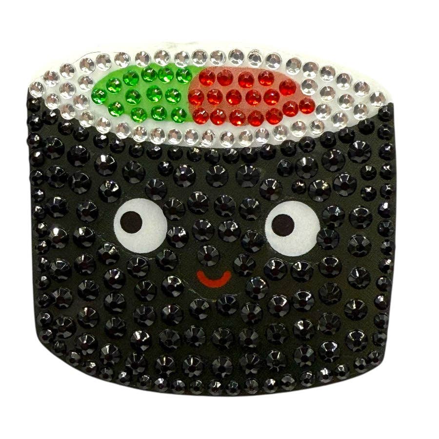 Savory & Sushi Set of 4 2" Rhinestone StickerBean