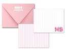 Candy Initials Personalized Stationery