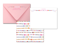 Friendship Bracelet Personalized Stationery