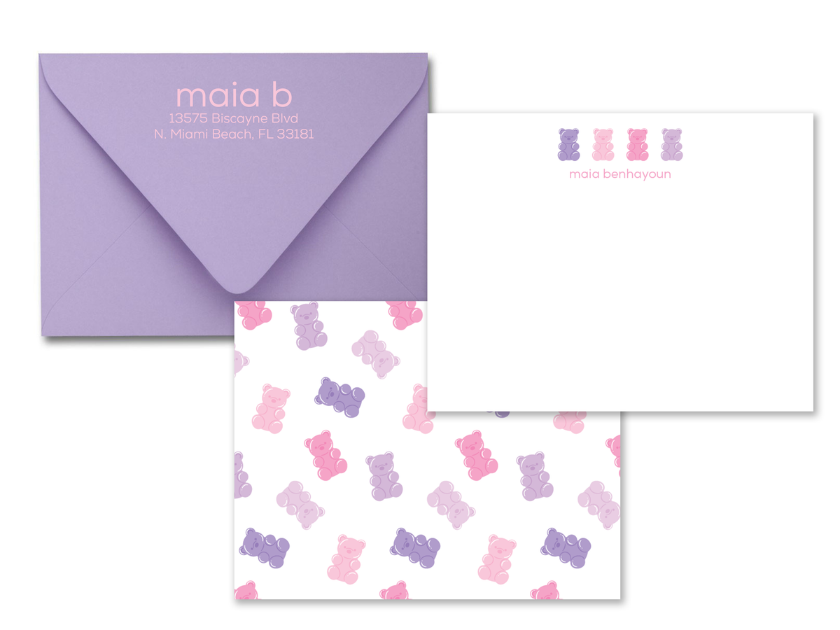 Gummy Squad Personalized Stationery