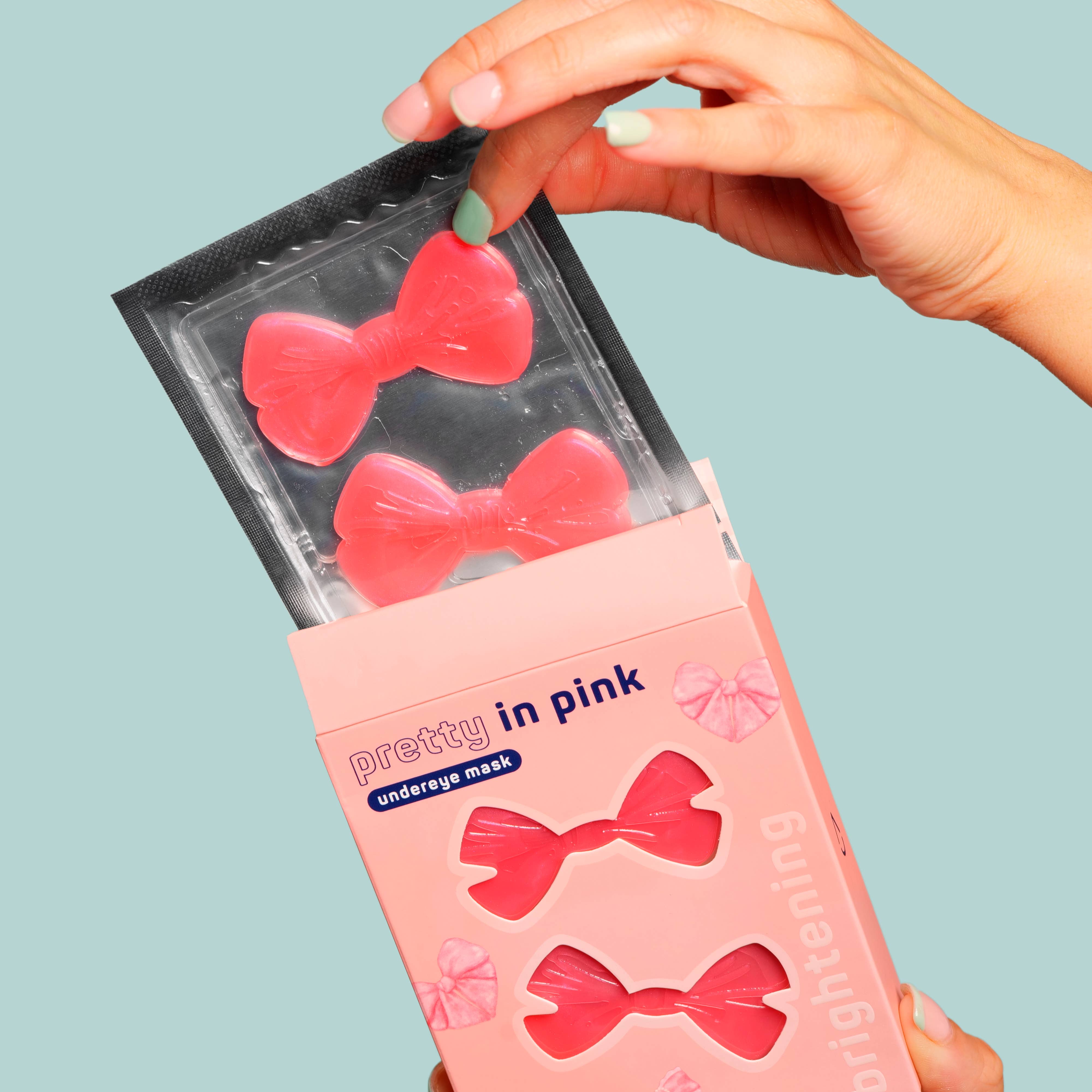 Pretty in Pink! Brightening Undereye Masks - 8 Pairs