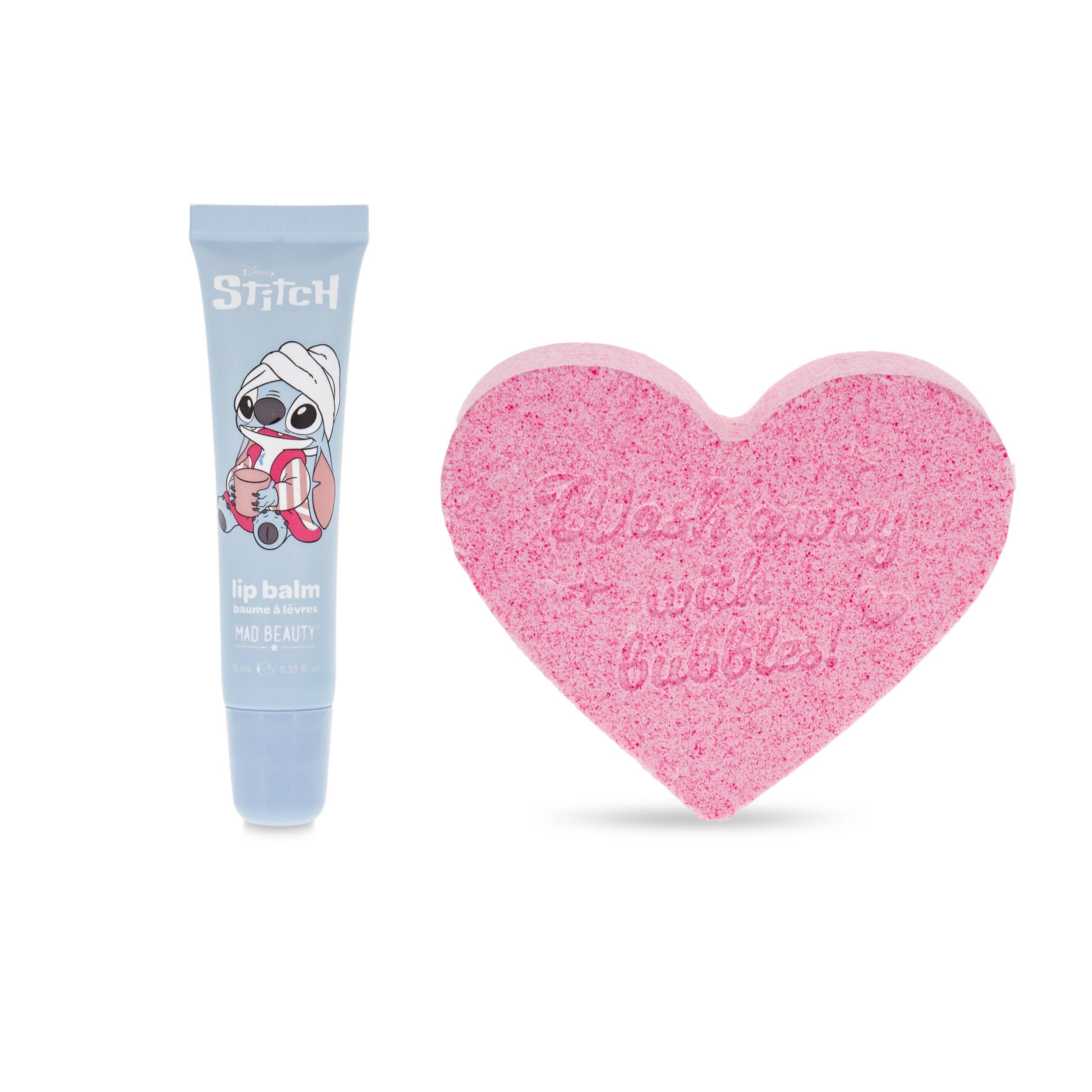 Stitch Pamper Fizzer & Lip Balm Duo Gift set
