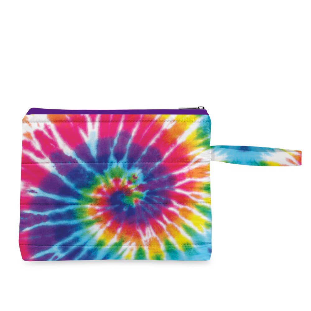 Primary Tie Dye Puffer Wet Bag