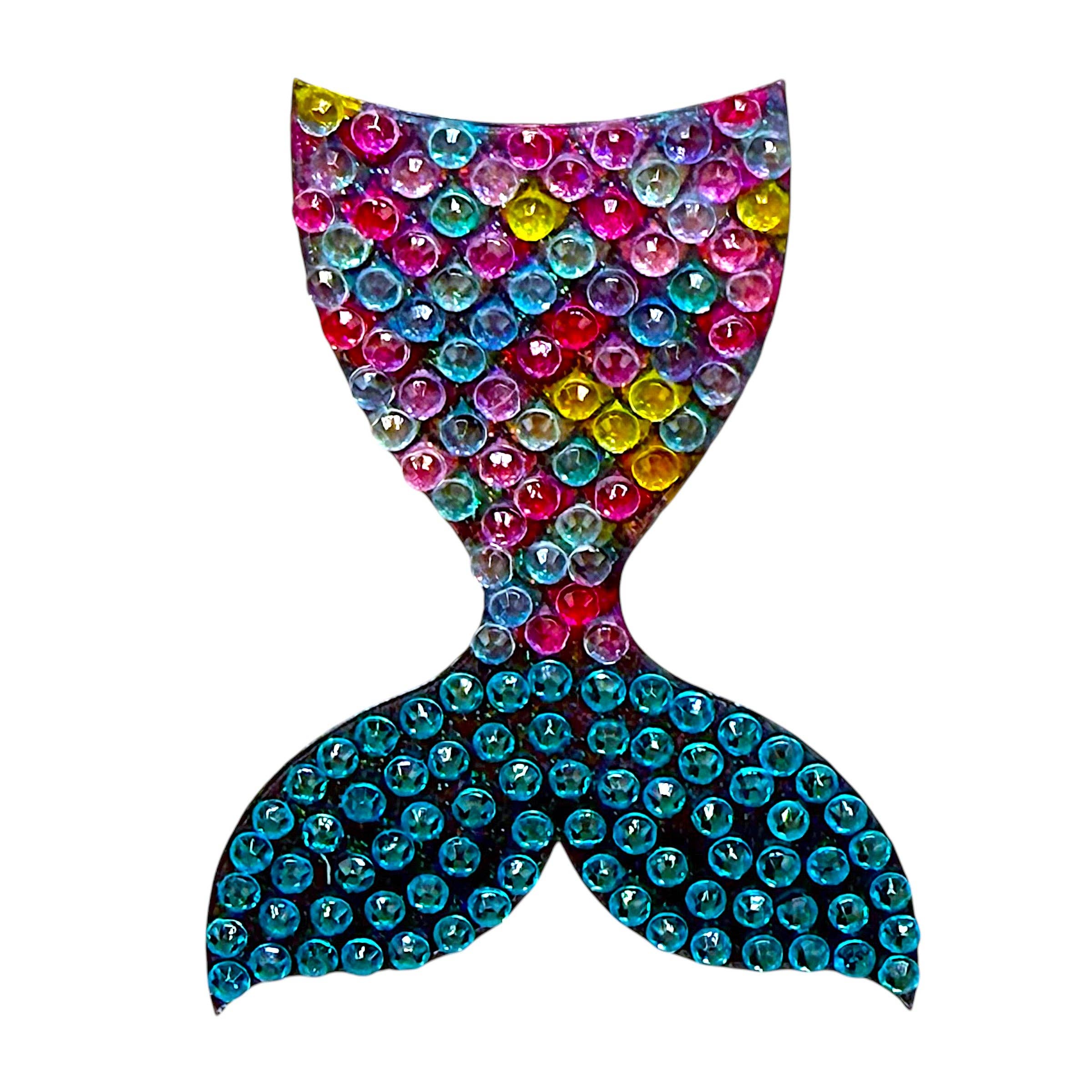 Mermaid Tail 2" Rhinestone StickerBean
