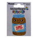 Peanut 2" Rhinestone Sticker