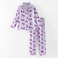 Kpop Demon Hunter Print Pajamas Pant Set