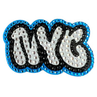 New NYC 2" Rhinestone StickerBean