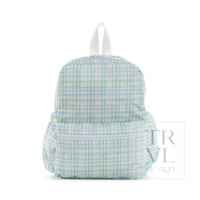 Classic Plaid Green Backpack