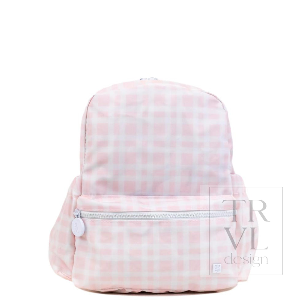Pimlico Plaid Pink Backpack