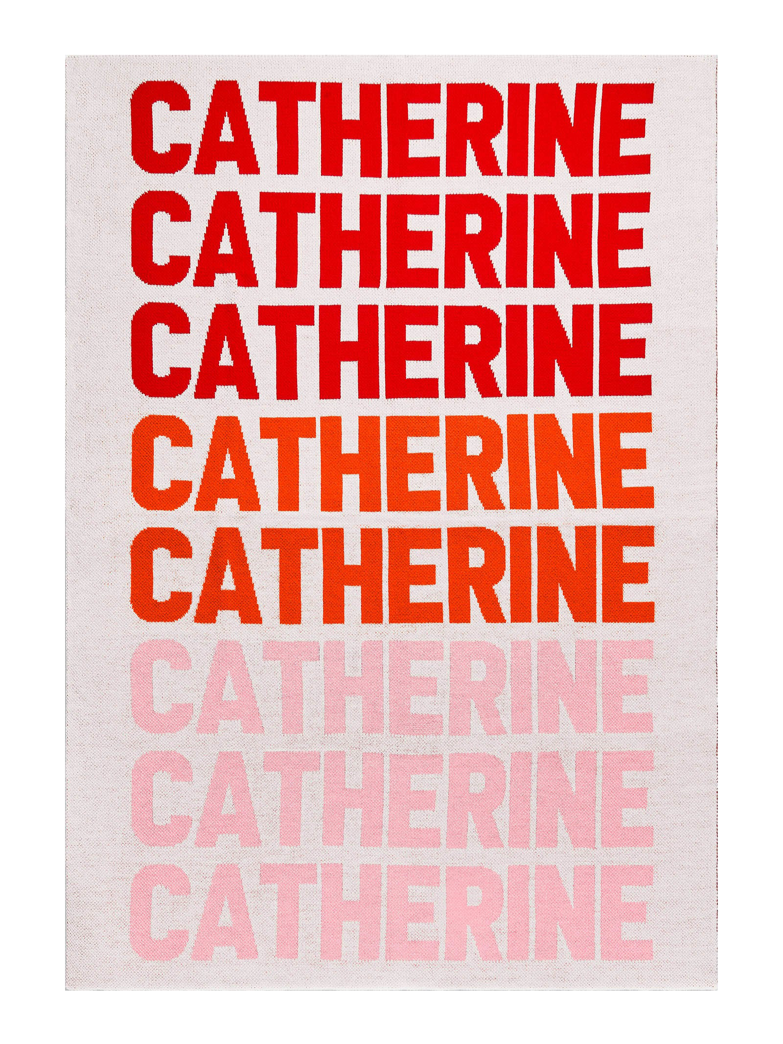 Ombre Block Name Custom Blanket - Thumbnail 4