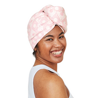 Diamond Pink Quick Dry Hair Wrap