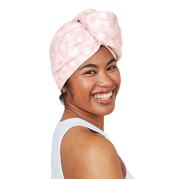 Diamond Pink Quick Dry Hair Wrap