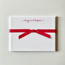 Hugs & Kisses Motif Stationery