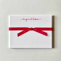 Hugs & Kisses Motif Stationery