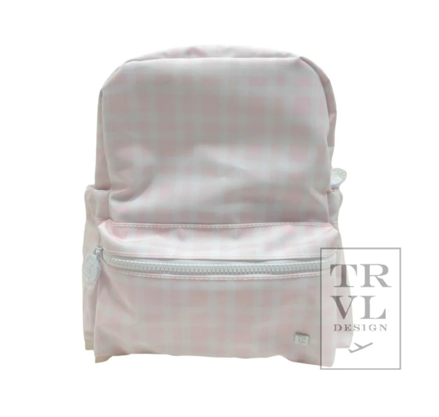 Pimlico Plaid Pink Backpack