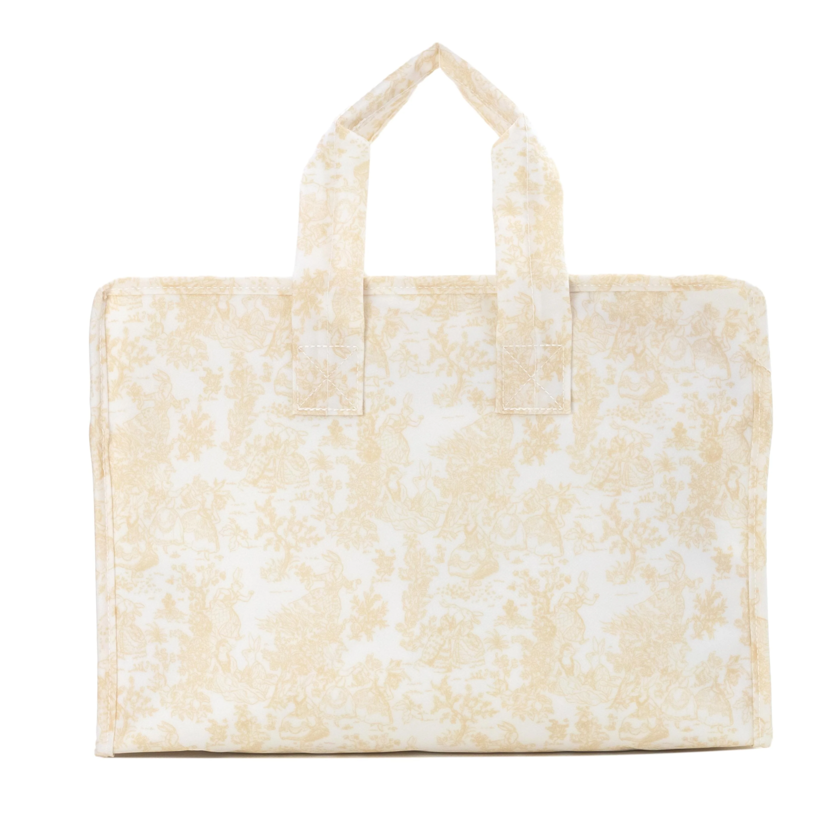 Bunny Toile Sand Overnight Tote