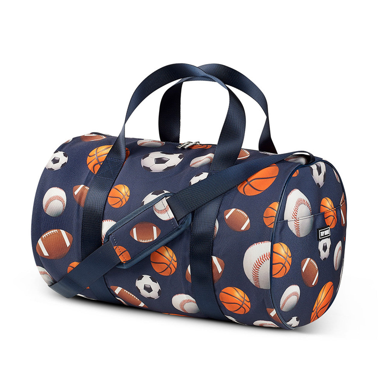 Navy Sport Canvas Duffle Bag