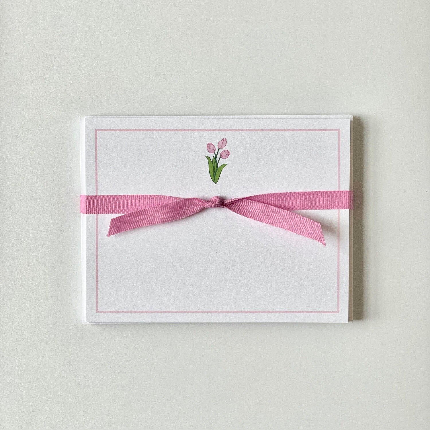 Tulips Motif Stationery