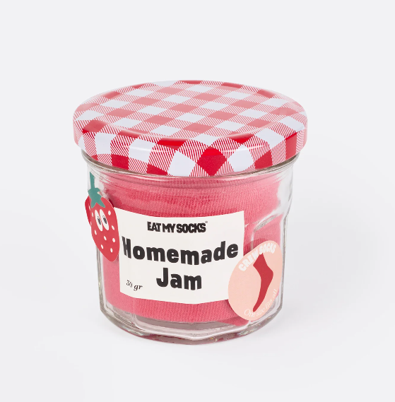 Strawberry Jam Adult Socks – SBT Stitches