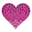Pink Ombre Heart Sticker Beans