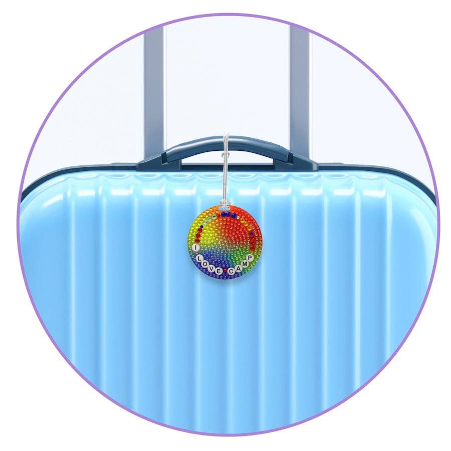 I LOVE CAMP Bag Tag StickerBeans