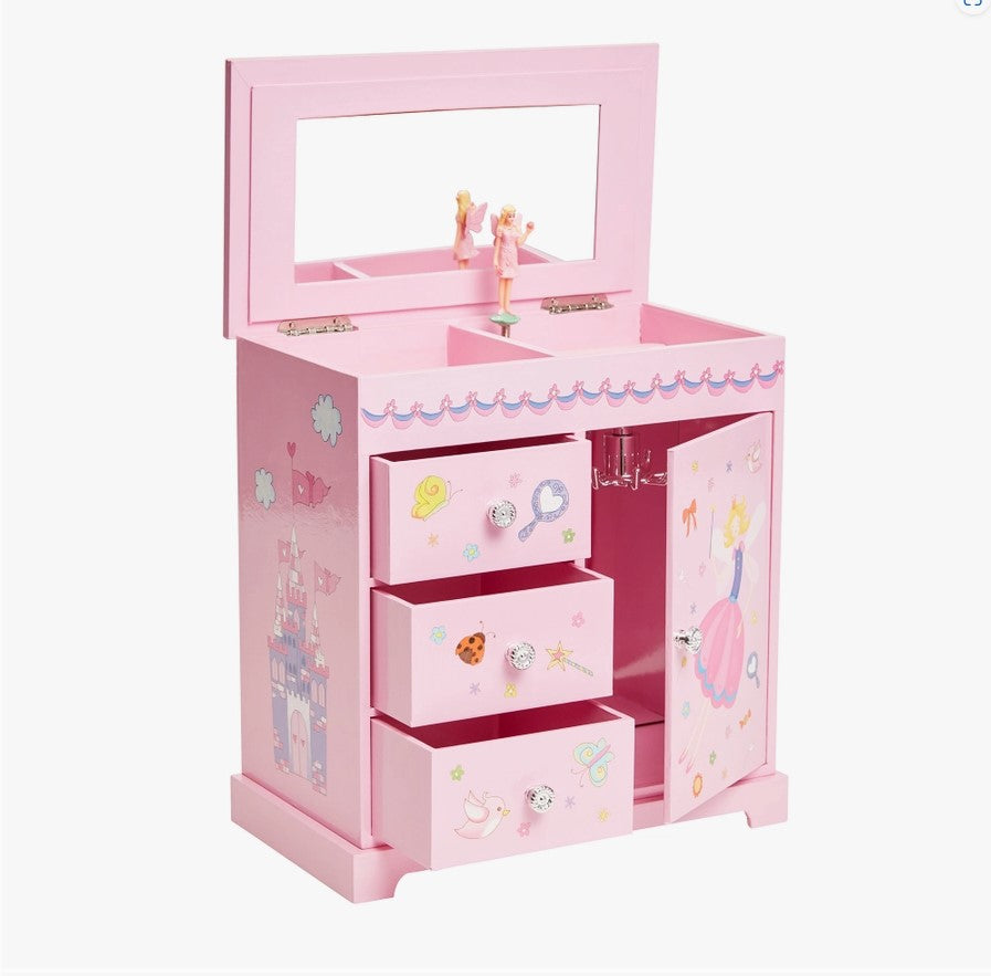 Krista Pink Fairy Jewelry Music Box