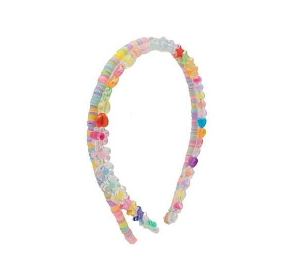 2 Pack Charm Bead Headband