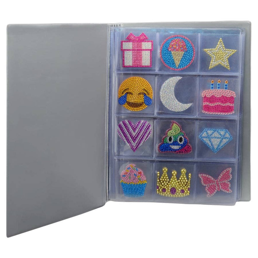 Silver & Teal Sticker Beans Collector's Book