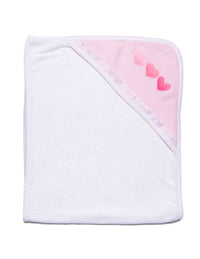Pink Popcorn Hearts Towel