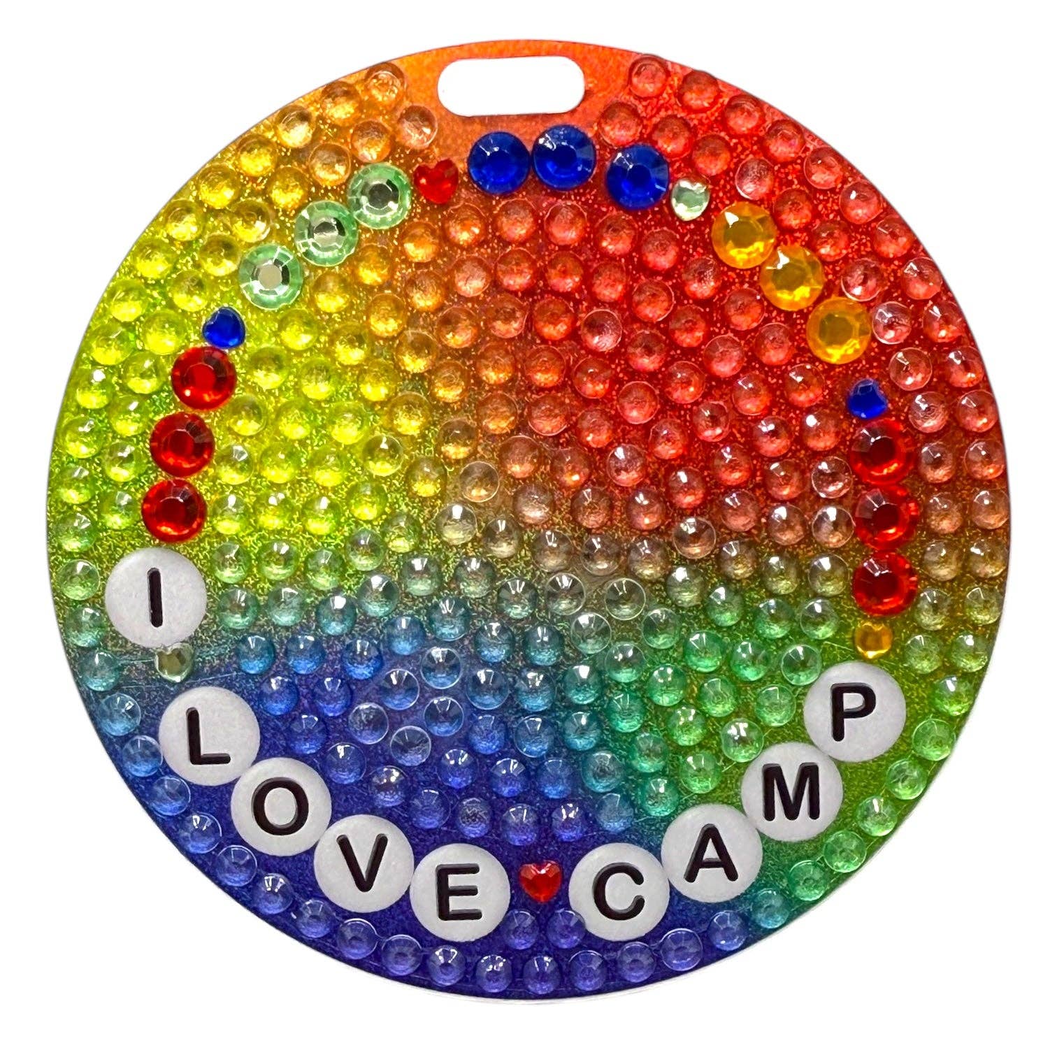 I LOVE CAMP Bag Tag StickerBeans