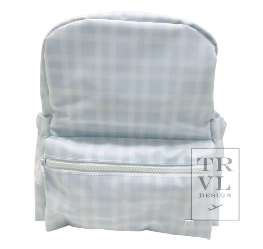 Pimlico Plaid Blue Backpack