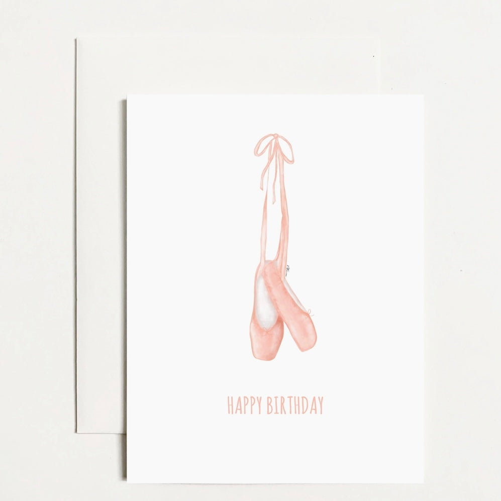 Happy Birthday Ballet Greeting Card