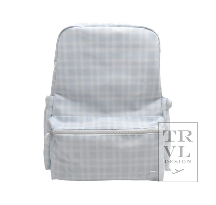 Pimlico Plaid Blue Backpack