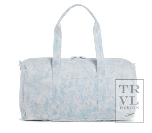 Bunny Toile Blue Weekender