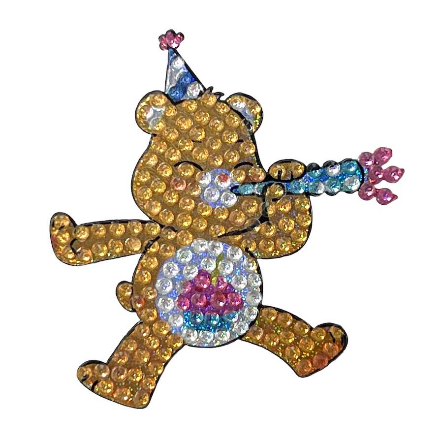 Birthday Bear StickerBeans